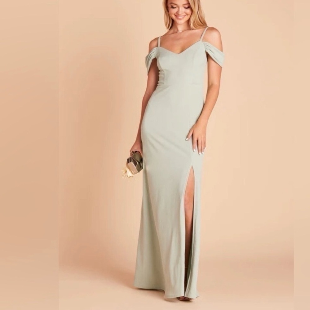 Birdy Grey Sage Green Dev Crepe